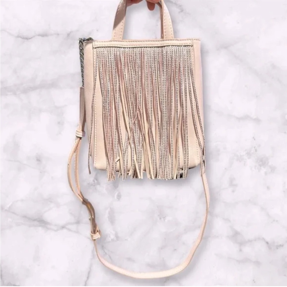 Pink Fringe Purse